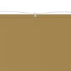 vidaXL Markis vertikal beige 140x420 cm oxfordtyg