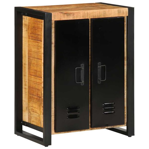 vidaXL Skänk 55x35x70 cm massivt grovt mangoträ