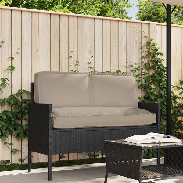 vidaXL Kuddsats 3 pcs Taupe Oxford Tyg