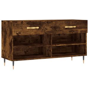 vidaXL Skob&auml;nk r&ouml;kf&auml;rgad ek 102x35x55 cm konstruerat tr&auml;