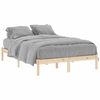 vidaXL S&auml;ngram utan madrass 137x190 cm massiv furu full
