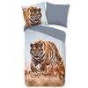 Good Morning B&auml;ddset TIGER 135x200 cm flerf&auml;rgat