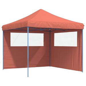 vidaXL Partyt&auml;lt 292 x 292 x 315 cm Terracotta Oxford Tyg