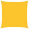 vidaXL Solsegel 160 g/m&sup2; gul 3,6x3,6 m HDPE