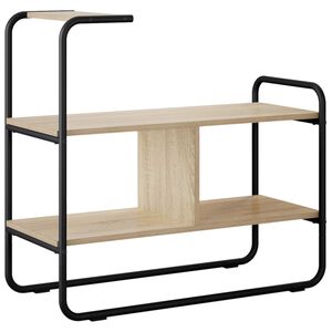 vidaXL Konsolbord Sonoma-ek 80 x 35 x 75 cm Konstruerat tr&auml;