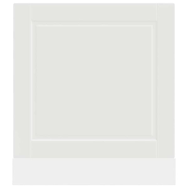 vidaXL Diskmaskinspanel Porto vit 60x1,5x67 cm konstruerat tr&auml;