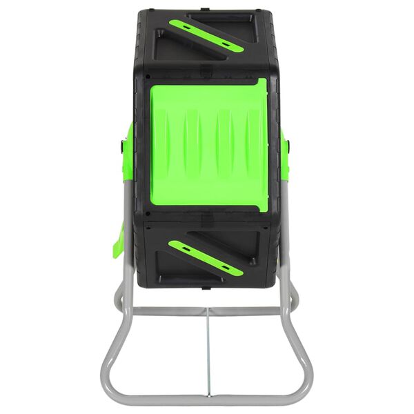 vidaXL Roterande kompost 60x43x74 cm 70 L polypropen