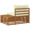 vidaXL Utomhus modulsoffa Naturf&auml;rg 115 x 83 x 73 cm Massivt Akaciatr&auml;