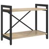 vidaXL Hyllsystem 60 x 30 x 50 cm Konstruerat tr&auml; Sonoma-ek