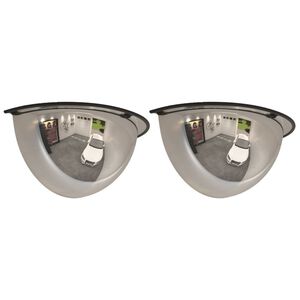 vidaXL Trafikspeglar kupol 2 st &Oslash;40 cm 180&deg; akryl