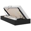 vidaXL F&ouml;rvaringss&auml;ng med madrass med lagring Svart 90 x 190 cm Sammet