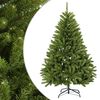 vidaXL Plast Hingad Julgran 120 cm PVC Ljusgr&ouml;n