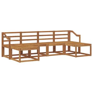 vidaXL Utomhussoffset 6 pcs Naturf&auml;rg Konstruerat tr&auml;