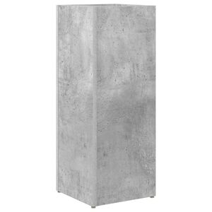 vidaXL F&ouml;rvaringskrok & St&auml;ll med lagring Betonggr&aring; 25 x 24,5 x 64 cm