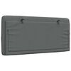 vidaXL Headboard Cushion Dark Grey 100 cm Fabric