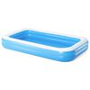 Bestway Uppbl&aring;sbar swimmingpool 305 x 183 x 46 cm Rektangul&auml;r f&ouml;r Bl&aring;