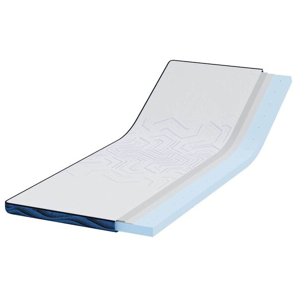 vidaXL Madrasskydd Vit 80 x 200 cm Jacquardtyg