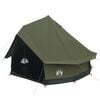 vidaXL Familjet&auml;lt Arm&eacute;gr&ouml;n 6 personer Polyester / Bomull
