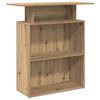 vidaXL Receptionsdisk artisan ek 100x40x104 cm konstruerat tr&auml;