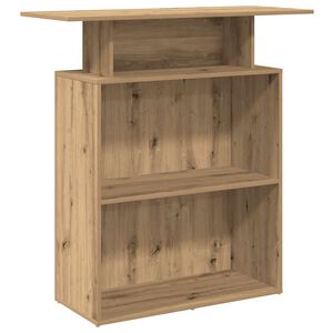 vidaXL Receptionsdisk artisan ek 100x40x104 cm konstruerat tr&auml;