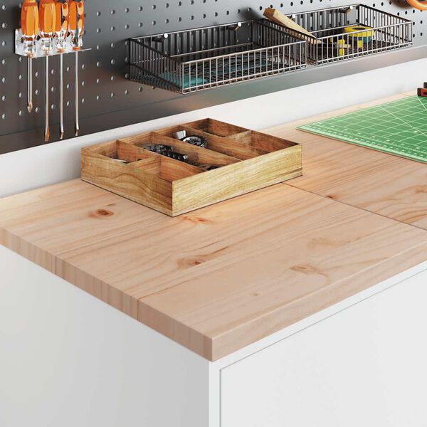 vidaXL Förvaringsskåp för garage vit 40x51x85 cm massivt trä furu