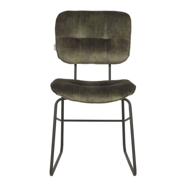 LABEL51 Matstol 2 st Dez 49x60x87 cm milit&auml;rgr&ouml;n