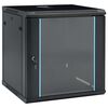vidaXL 12U N&auml;tverkssk&aring;p v&auml;ggmonterat 19" IP20 600x600x640 mm