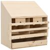 vidaXL V&auml;rprede 2 fack 63x40x65 cm massiv furu
