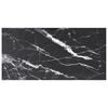 vidaXL Bordsskiva svart 100x50 cm 6 mm h&auml;rdat glas med marmortextur