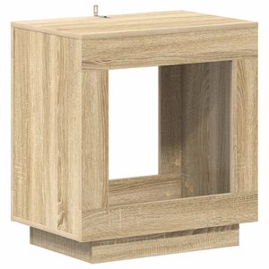 vidaXL Sidobord Sonoma-ek 60 x 40 x 65 cm Konstruerat tr&auml;