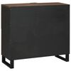 vidaXL Sideboard Brun 80 x 33 x 75 cm massivt mangotr&auml;