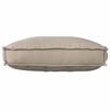 vidaXL Kudde Taupe 70 x 40 x 12 cm Oxford Tyg