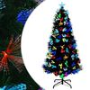 vidaXL Konstgjord julgran Gr&ouml;n 120 cm PVC