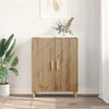 vidaXL Sideboard Artisan Ek 70 x 34 x 90 cm Konstruerat tr&auml;