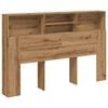 vidaXL S&auml;nggavelsk&aring;p hantverksm&auml;ssig ek 180x19x103,5 cm konstruerat tr&auml;