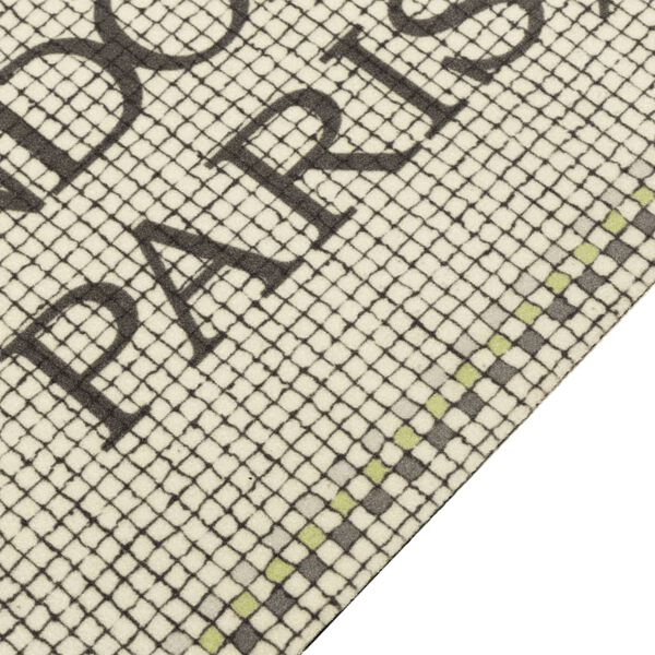 vidaXL Köksmatta maskintvättbar Capital Home 60x180 cm sammet