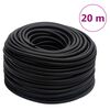 vidaXL Luftslang hybrid svart 20 m gummi och PVC