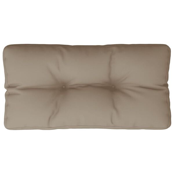 vidaXL Palldyna taupe 80x40x12 cm tyg