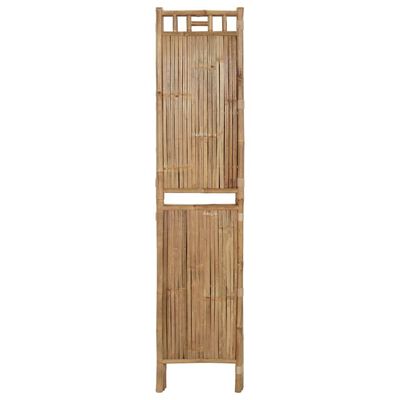 vidaXL Rumsavdelare 4 paneler bambu 160x180 cm