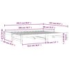 vidaXL Utdragbar dagb&auml;dd 2x(80x200) cm massiv furu
