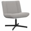 vidaXL Skrivstol Ljusgr&aring; 63 x 75 x 76 cm Sheepskin