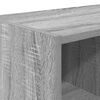 vidaXL Skohylla stapelbar grå sonoma 89,5x30x40 cm