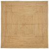 vidaXL Områdesmatta Beige 240 x 240 cm Jute