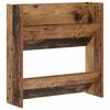 vidaXL Skosk&aring;p 60 x 18 x 60 cm Konstruerat tr&auml; Gammalt tr&auml;