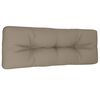 vidaXL Palldyna taupe 120x40x12 cm tyg