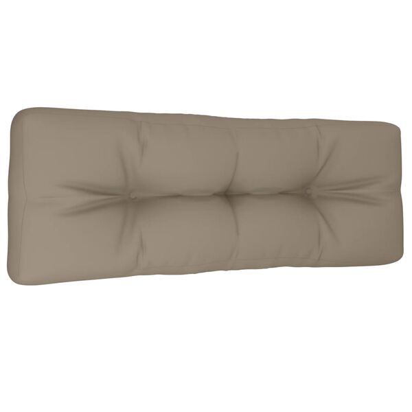 vidaXL Palldyna taupe 120x40x12 cm tyg