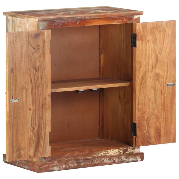 vidaXL Sk&auml;nk med buddha-utsmyckningar 60x35x75 cm &aring;tervunnet tr&auml;