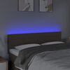 vidaXL S&auml;nggavel LED taupe 144x5x78/88 cm tyg