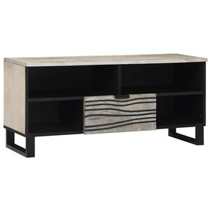vidaXL TV Enheter med l&aring;da Vit 105 x 33 x 46 cm Konstruerat tr&auml;
