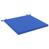vidaXL Sittkuddar SOEST 100% Polyester Kungsbl&aring; 80 x 80 x 3 cm
